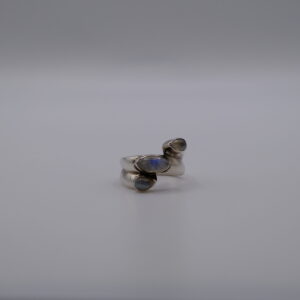 Abstract Moonstone Ring