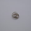 Thick Three Band Interlocking Ring