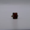 Vintage Rectangle Amber Ring