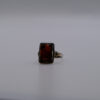 Vintage Rectangle Amber Ring