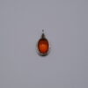 Vintage Oval Amber Pendant