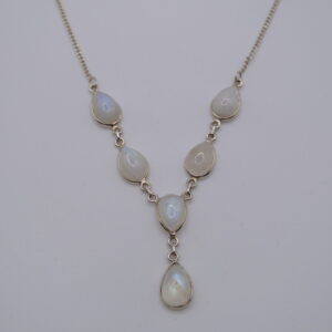 Vintage Moonstone Drop Necklace