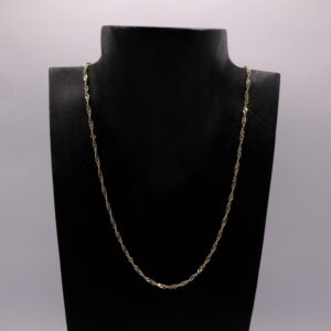 Vintage Singapore Twist Link Necklace