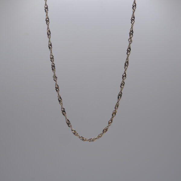 Vintage Singapore Twist Link Necklace