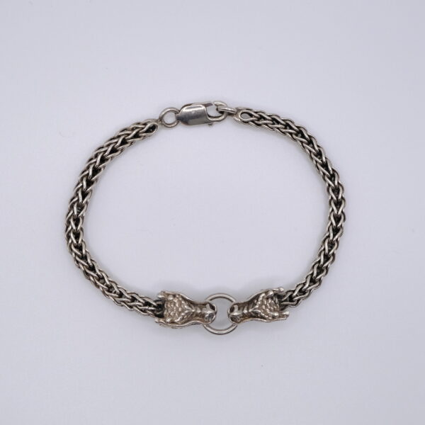 Twin Dragons Chain Bracelet