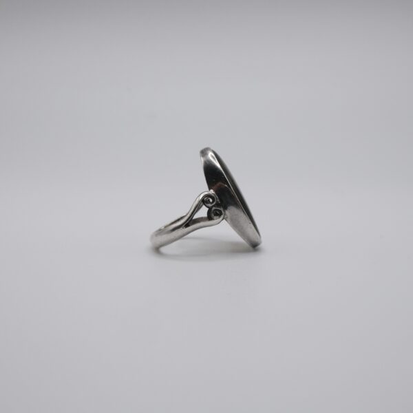 Labradorite Oval Statement Ring