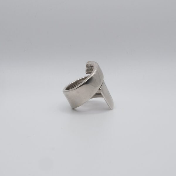 Modernist Bypass Statement Ring