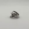 Sculptural Modernist Statement Ring