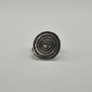 Spiral Modernist Statement Ring