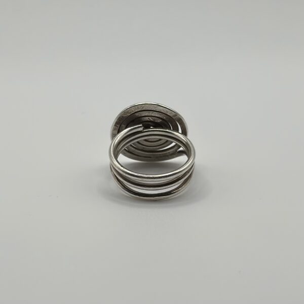 Spiral Modernist Statement Ring