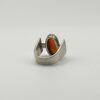 Modernist Carnelian Cabochon Ring