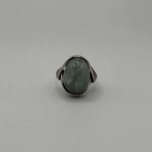 Green Aventurine Statement Ring