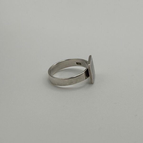 Silver Tide Mother of Pearl Ring