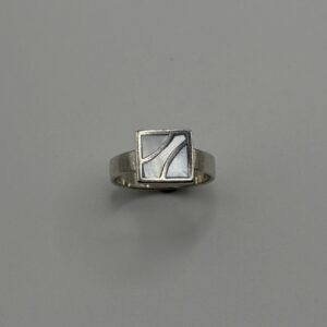 Silver Tide Mother of Pearl Ring