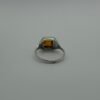 Square Amber Signet Ring